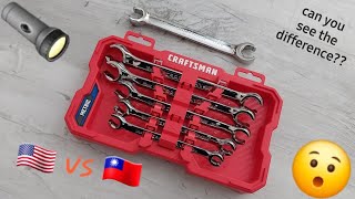 CRAFTSMAN 5-Piece Set 6-point Metric Flare Nut Open End Wrench Includes Hard Case