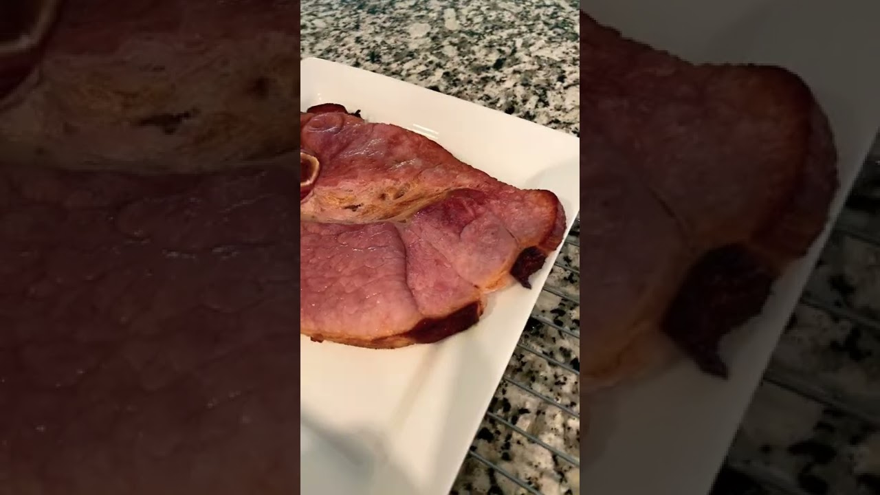 BROIL HARDWOOD SMOKED HAM STEAK YouTube