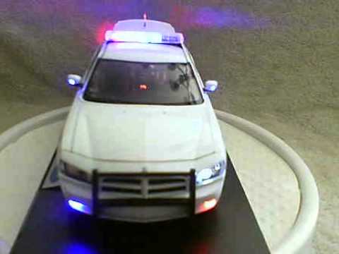 police lights working diecast car model jersey state