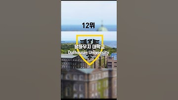 2023 캐나다 대학 순위 TOP15