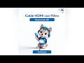 Cable Hdmi Con Filtro 5Mts 8K Negro