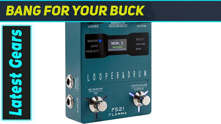 FLAMMA FS21: The Ultimate Stereo Looper & Drum Machine for Guitarists!