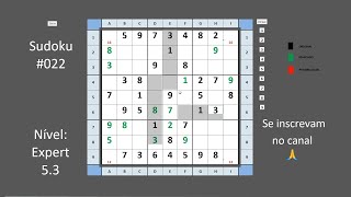 Resolvendo Sudoku #022 Nível Expert