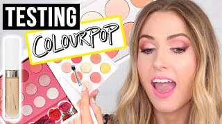 Testing NEW COLOURPOP Makeup: First Impressions || Hits \& Misses