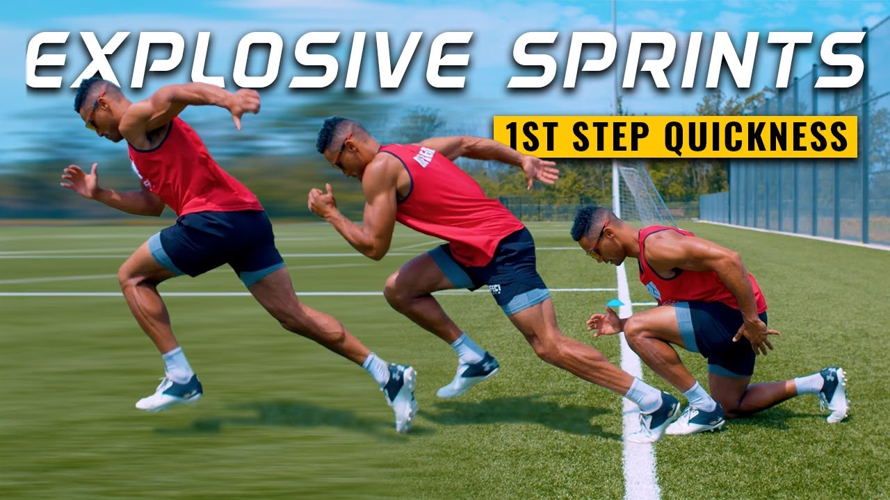 Kneeling Sprint Drill for 1st Step Explosive SPEED & POWER - YouTube