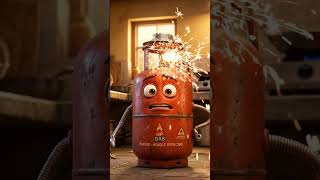 gas cylinder can blast