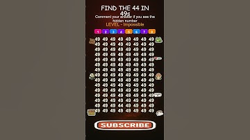 Try Spotting the Hidden Number in Just 5 Seconds! | Mystery Quiz Time @mysteryquiztime
