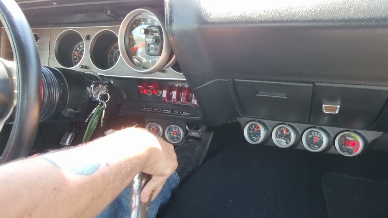 Nitrous Fogger 36/32 Jet on 1970 Barracuda 512 !