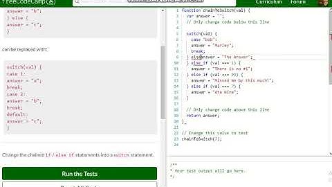 Basic JavaScript Replacing If Else Chains with Switch free code camp   Dani