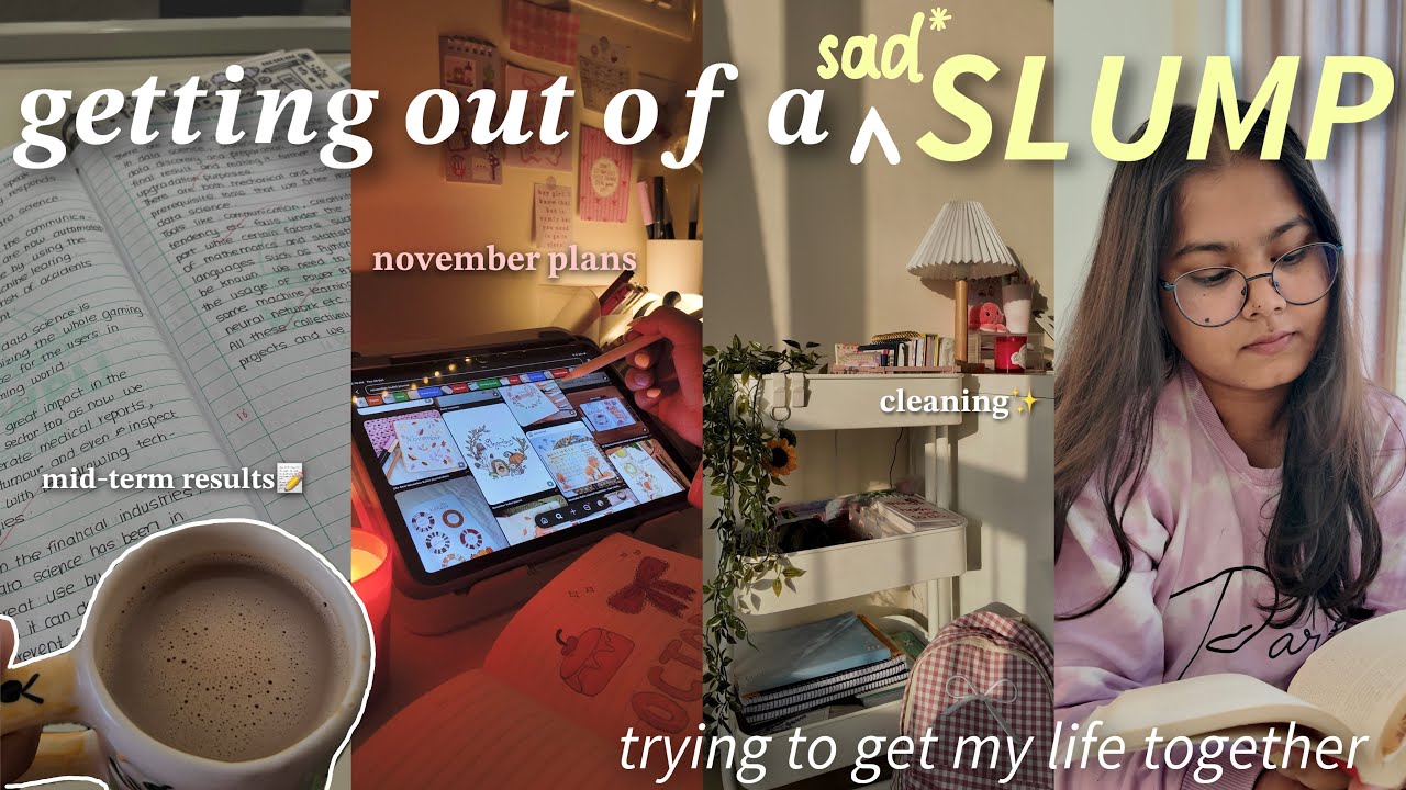 Getting out of a Slump✨ before 2026💌 | november reset🍂, cleaning🌱, self-care🫧, college📝🌷