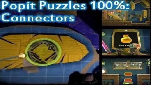 Little Big Planet 3 100% Prize Bubbles - Popit Puzzles 7 Connectors