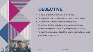 BMA3623 ENGINE DESIGN - MODELLING AND ANALYSIS OF PISTON HEAD (HONDA S2000) - GROUP 6