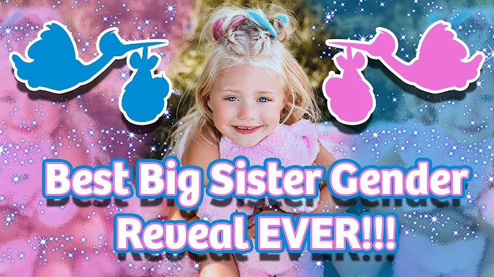 BEST BIG SISTER GENDER REVEAL EVER!!! (BOY OR GIRL?)