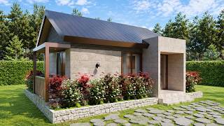 MODERN SMALL COTTAGE HOUSE (8 x 6 Meters) 517 sq ft