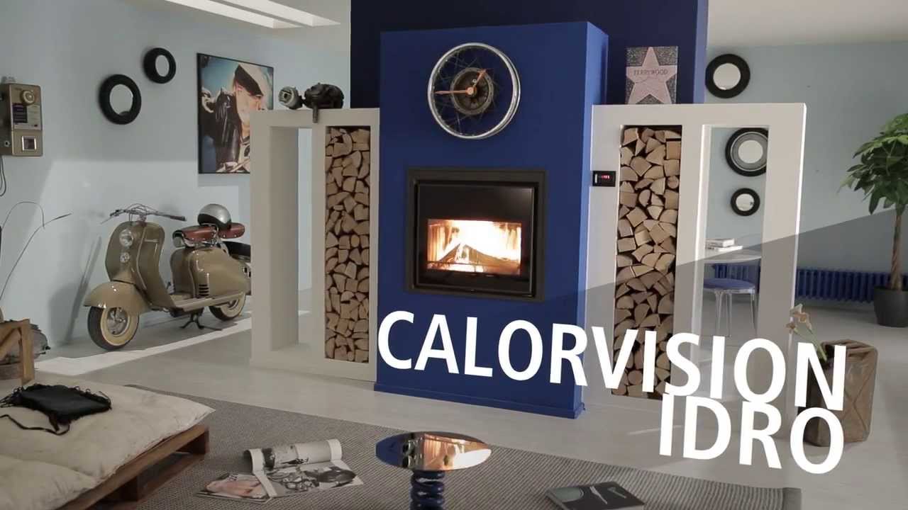 Calorvision idro / caminetto caldaia a legna youtube