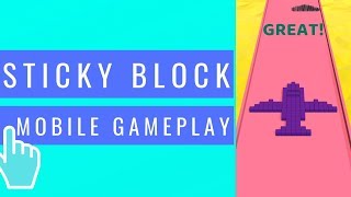 Sticky Block | iOS / Android Mobile Gameplay screenshot 5