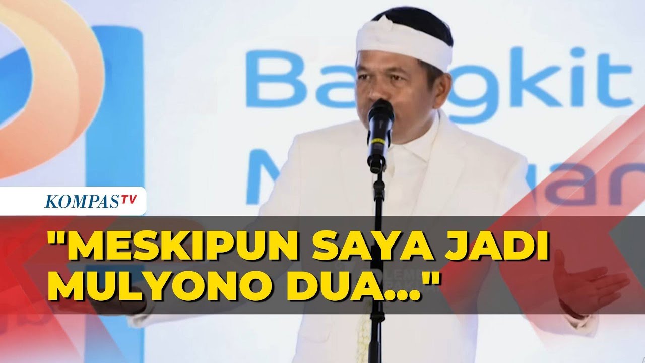 [FULL] Dedi Mulyadi Singgung Dirinya Disebut Mulyono Jilid II saat Pidato di Acara HUT Bank BJB