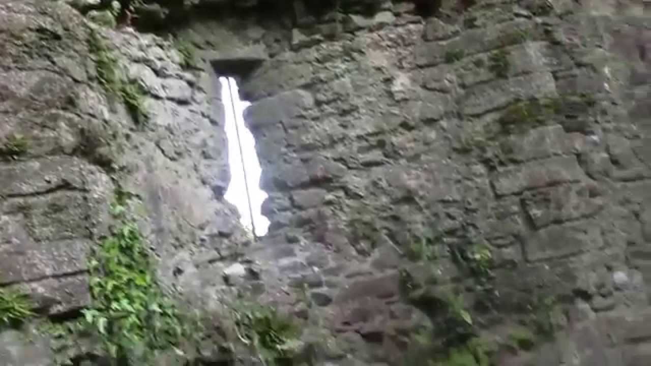 INSIDE THE ANCIENT LYDFORD CASTLE, DEVON, UK