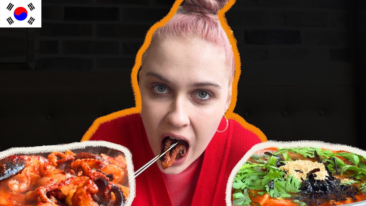 Муж в шоке: Белорусская жена уплетает K-фуд за обе щеки! Часть 2 feat. Вкус всей её жизни? (эп2)