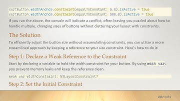 How to Programmatically Change Button Size in iOS Without Accumulating Constraints