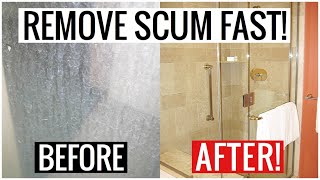 How To Remove Hard Water Stains And Soap S From Shower Andrea Jean Cleaning