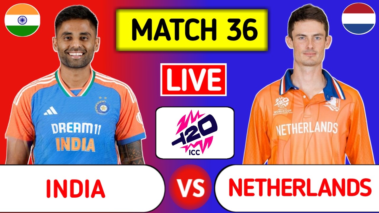 India Vs Netherlands ICC T20 World Cup Live Score - Part 2