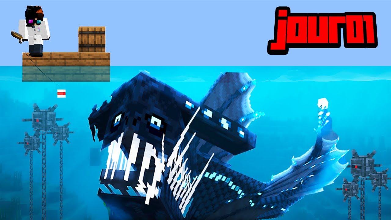 Suvivre un monde 100% océan en Hardcore (Alex cave) #1