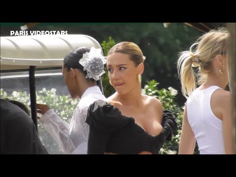 Adèle Exarchopoulos @ Versailles castle / Paris Fashion Week 26 juin 2023 défilé Jacquemus