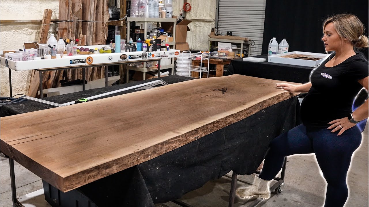 The BIG Walnut Desk