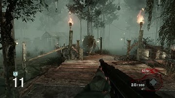 Call of Duty: Black Ops 1 Zombies: Shi No Numa Round 50 Attempt Gameplay Part 1/2: No Commentary #3