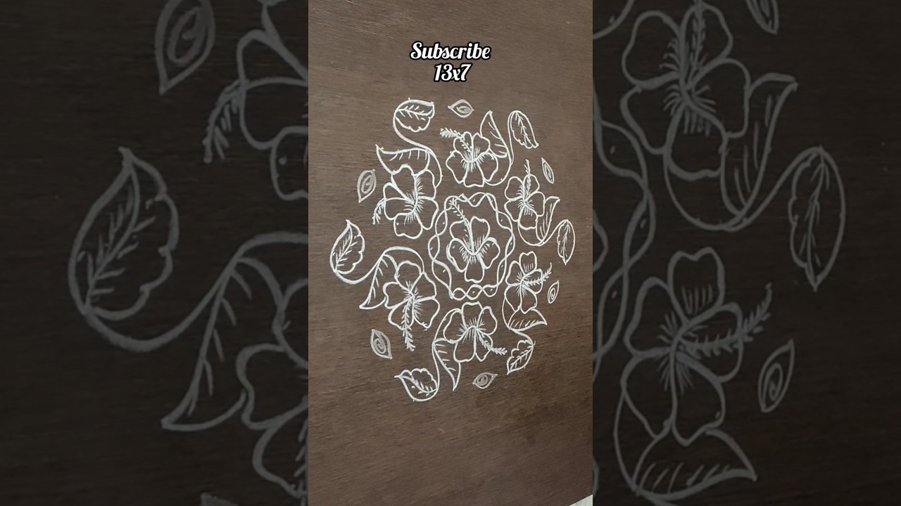 MUGGU KOLAM|short|video|satisfying|