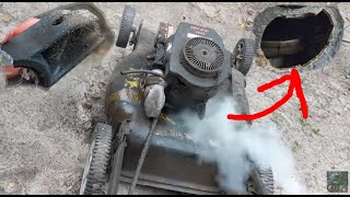SUGAR vs. LAWN MOWER engine (Tecumseh blow up)