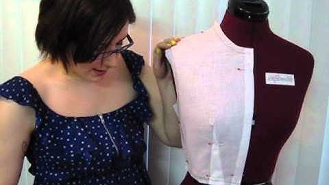 Crash Course in Fashion Design #10 Pattern Making, Part 3: Front Bodice Con
