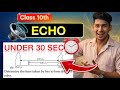 Solve Echo & Cliff Problems in 30 Seconds! 🔥 | Class 10 Physics Important Numericals