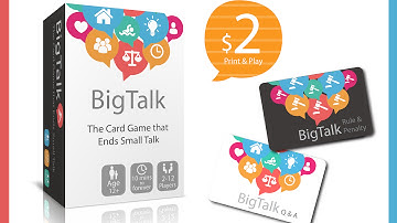 BigTalk - The Card Game That Ends Small Talk