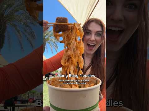 My top 5 favorite foods at Coachella! #foodie #shorts #coachella #eating #losangeles #noodles