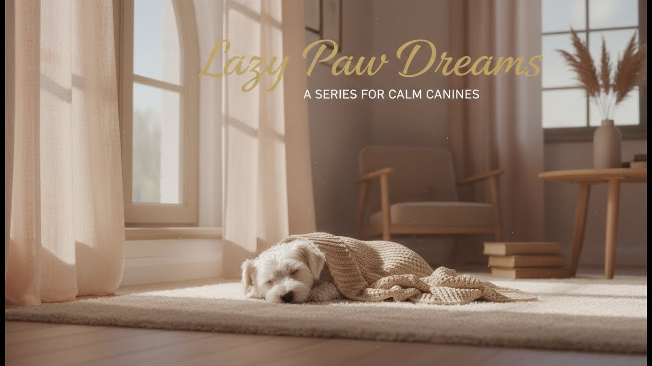 🐾 1 Hour Calming Music for Anxious Dogs | Lazy Paw Dreams – Calming Series Vol. 1
