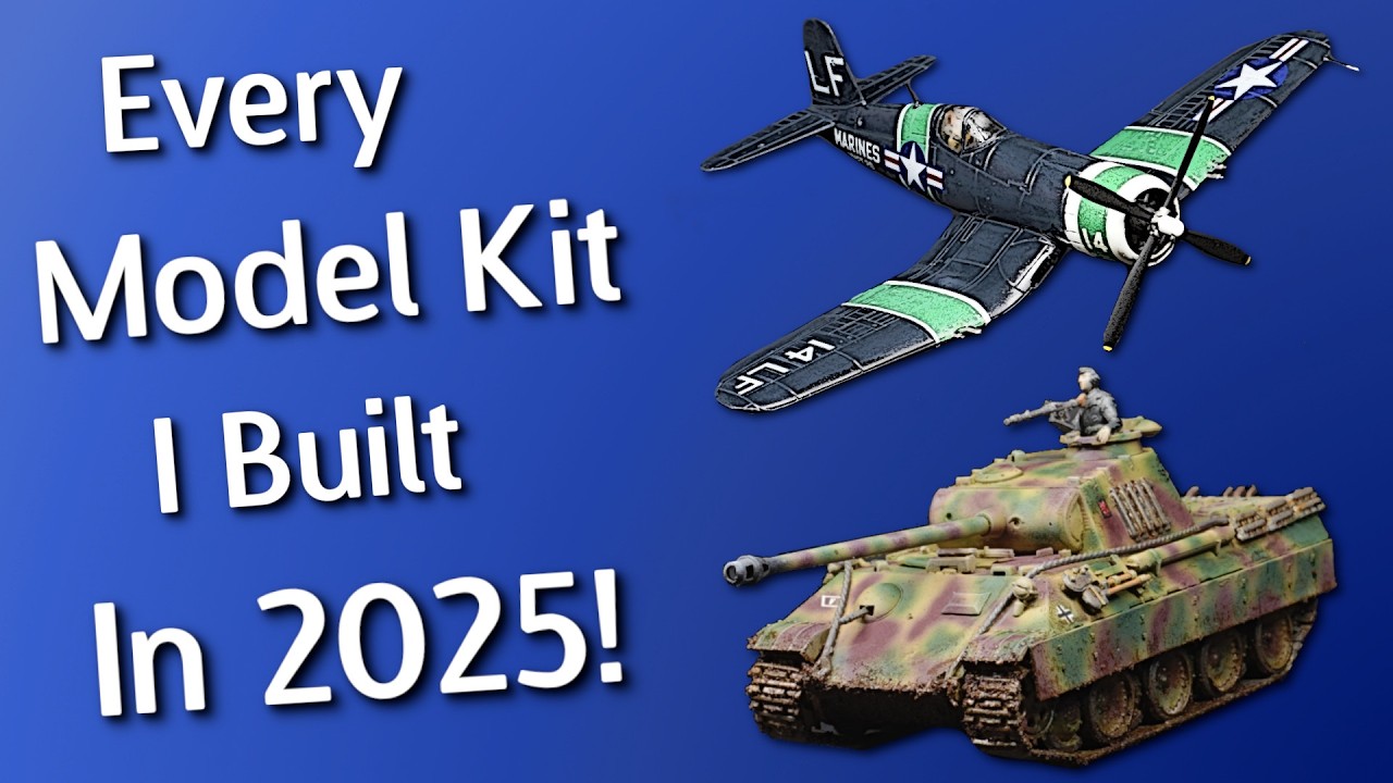 ALL The Model Kits I Built In 2025! Plastic Model Kit Build Retrospective Showcase