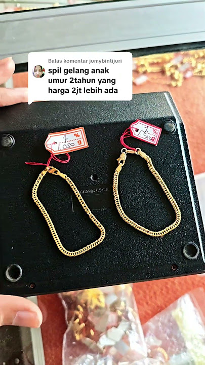 Gelang anak 2 gram ada lho #gelanganak #gelangemas #perhiasancewek #perhiasanmewah #perhiasanwanita