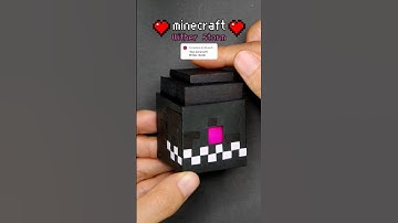 Paper Minecraft Wither Storm Comes to Life with Blinking Eyes😉| #minecraft  #MinecraftMovie #paper