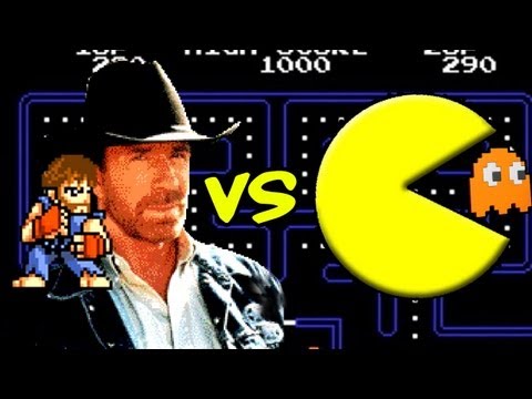 Chuck Norris vs Pac Man