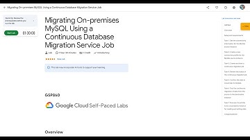 Qwiklabs | Migrating On-premises MySQL Using a Continuous Database Migration Service Job [GSP860]