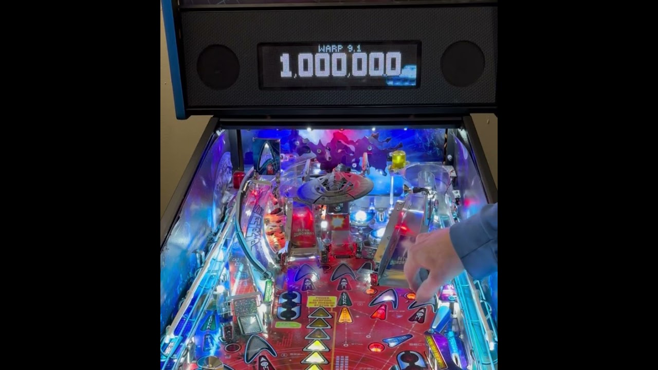 Warp light test. #startrek #startrekpinball #pinball #enterprise #captainkirk #spock #warp
