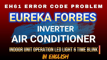 How to solve eureka forbes inverter ac EH 61 Error problem| and Opretion light 6 time blink
