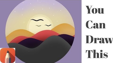 How to draw desert landscape || on Autodesk Sketchbook || Digital Art