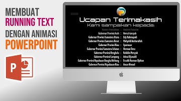 Cara Membuat Animasi Running Text Multi Fungsi Di PowerPoint