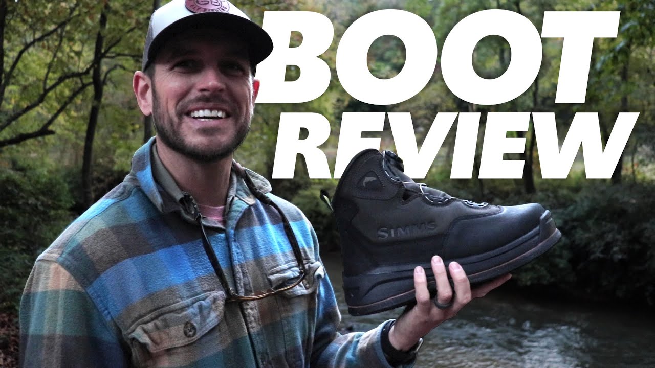 Trying out the SIMMS Headwater Boa wading boots (GEAR REVIEW) - YouTube
