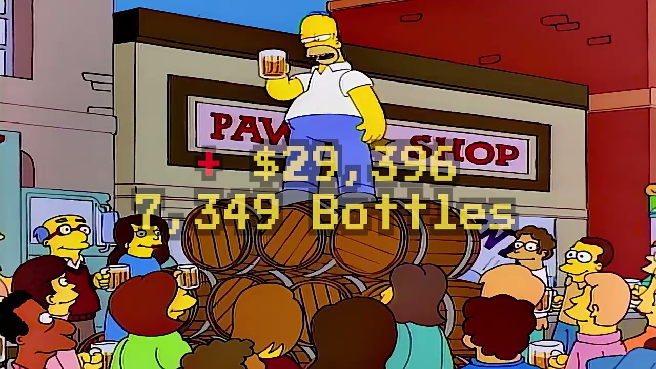 How Much Has Homer Spent On Beer First draft