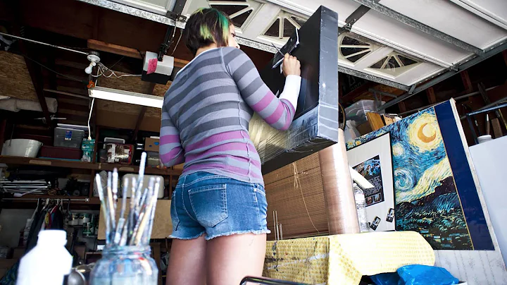 Lori Gilbert paints Dreams So Real - a Time-lapse ...
