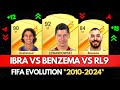 Ibrahimovic vs lewandowski vs benzema fifa evolution   fifa 10  ea fc 24